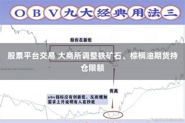 股票平台交易 大商所调整铁矿石、棕榈油期货持仓限额