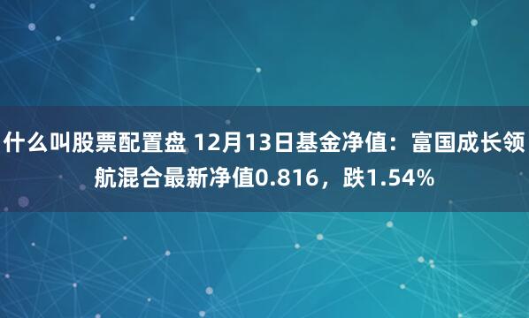 什么叫股票配置盘 12月13日基金净值：富国成长领航混合最新净值0.816，跌1.54%