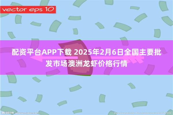 配资平台APP下载 2025年2月6日全国主要批发市场澳洲龙虾价格行情